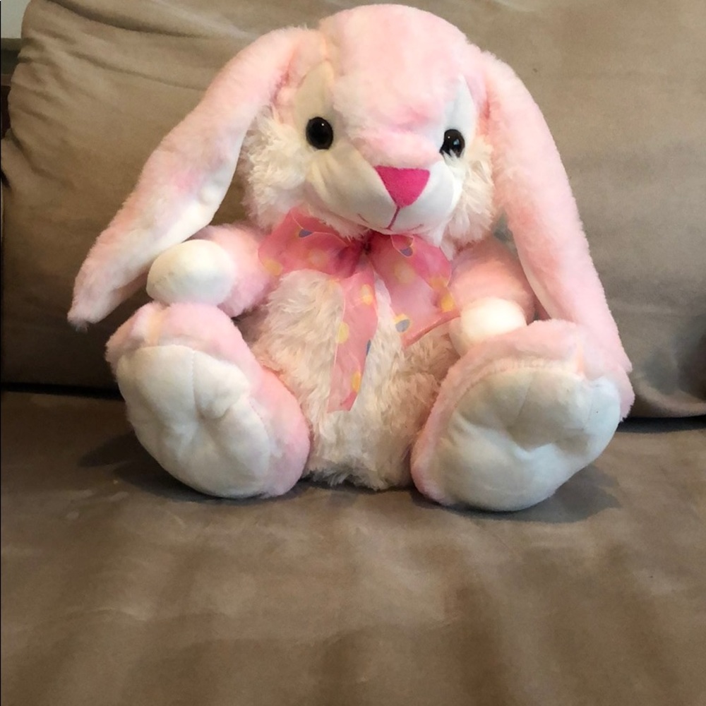NWOT - pink and white bunny